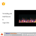 High quality 50" decor flame wall mounted electric fireplace heater